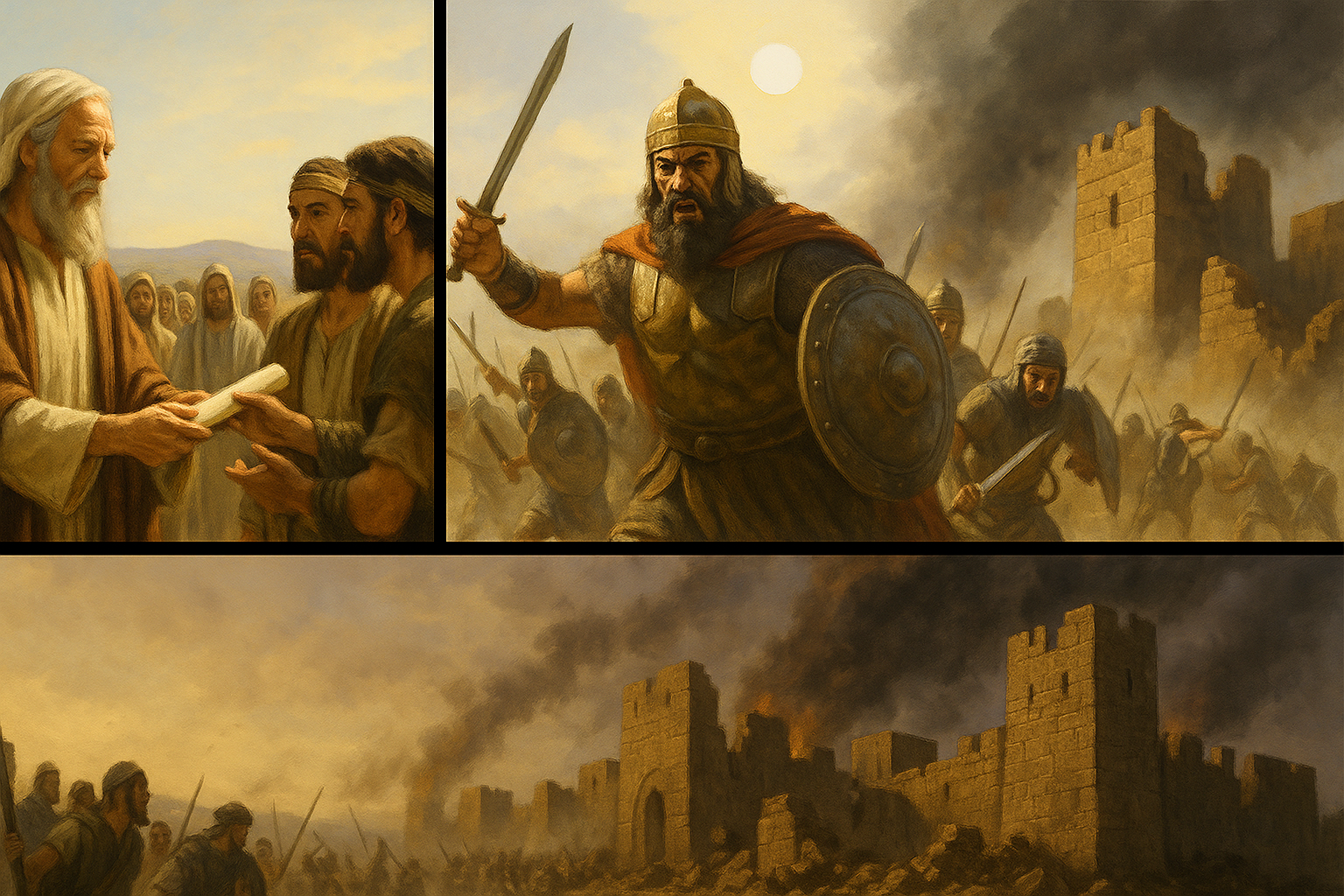 O início da guerra santa.